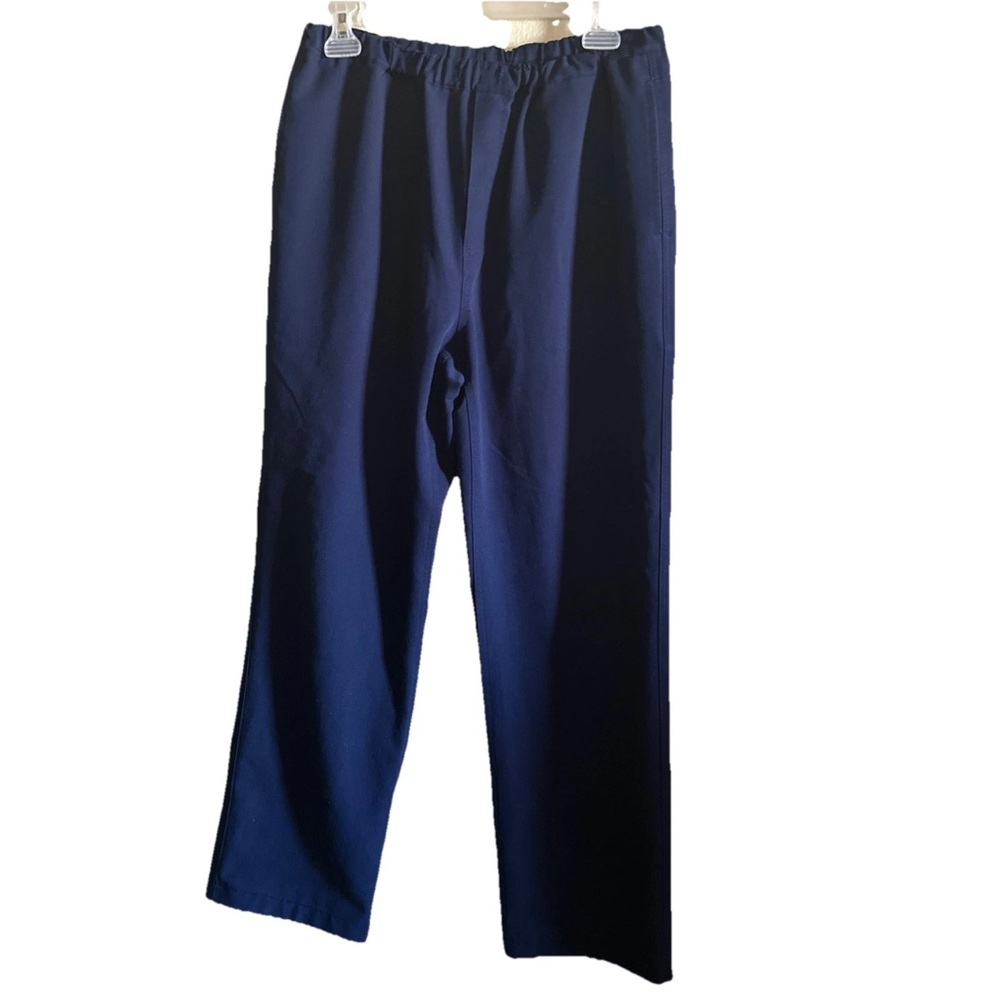 FIGS Scrub Size M Technical Collection Medica Pants Women Navy Blue Straight Leg
